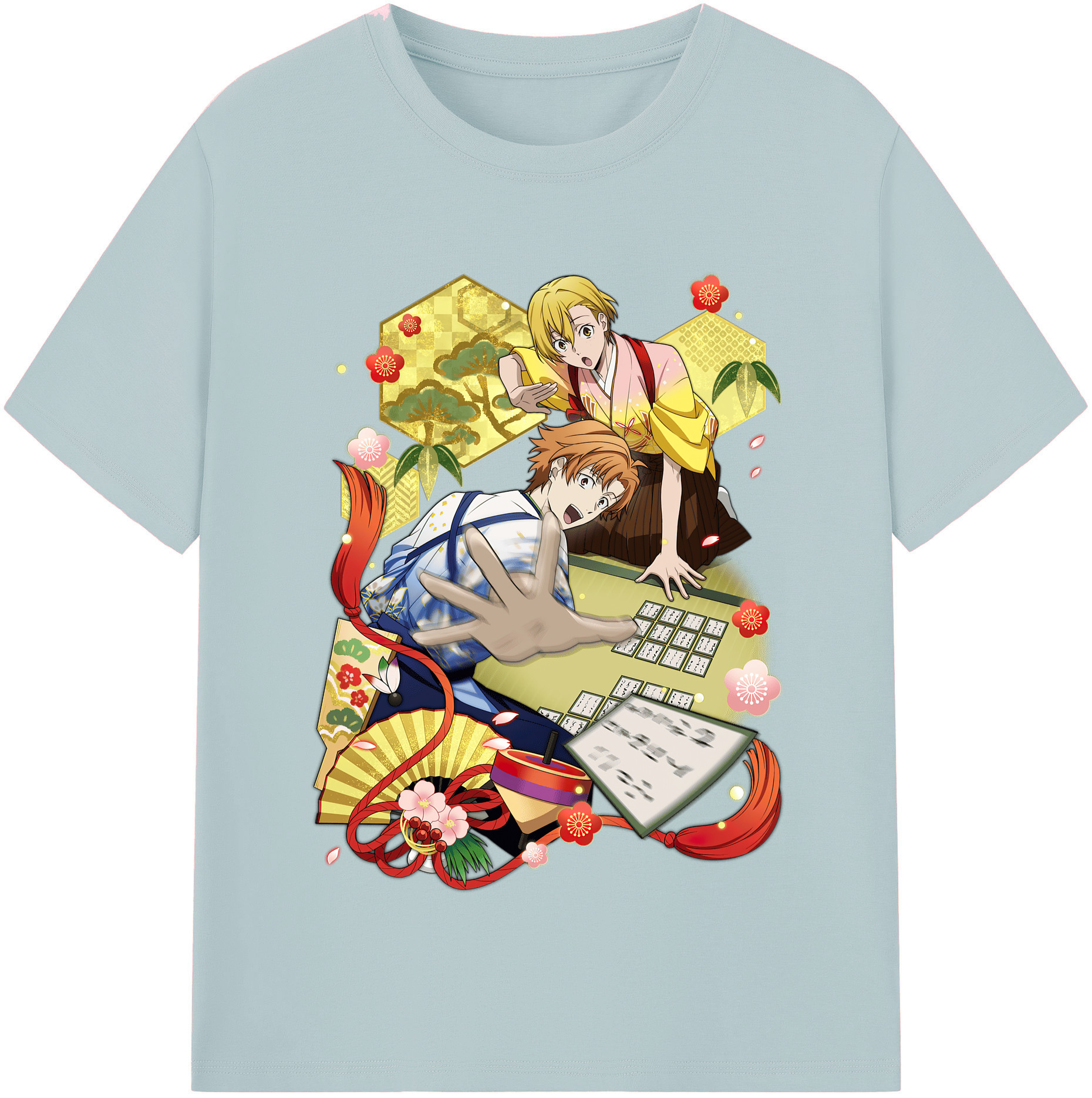 （画像用） 文豪ストレイドッグス Bungo Stray Dogs 綿100％半袖Tシャツ（フロントプリント）